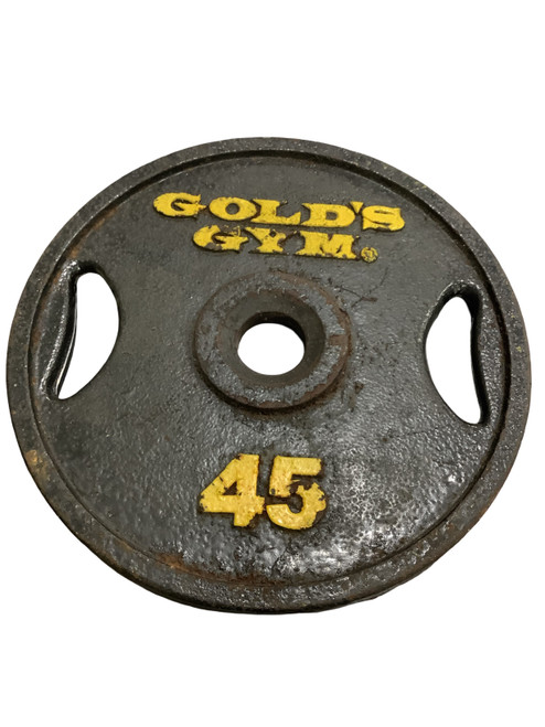 Vist Large View of Product Image Which is Used Golds Gym Olympic Plate (Each) 45 lb