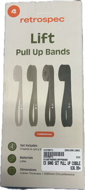 Vist Large View of Product Image Which is New EX BAND SET PULL UP COBBLE