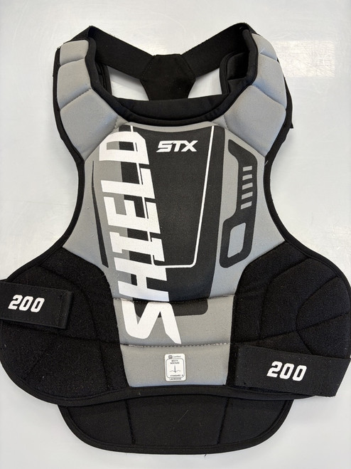Vist Large View of Product Image Which is Used STX SHIELD 200 LAX Goalie Chest M Black MD