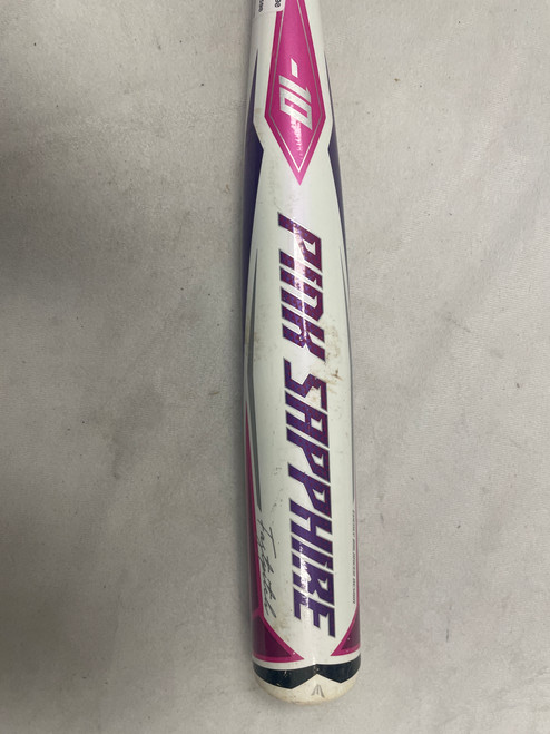 Vist Large View of Product Image Which is Used Easton PINK SAPHIRE BB/SB Fastpitch Bat 28"