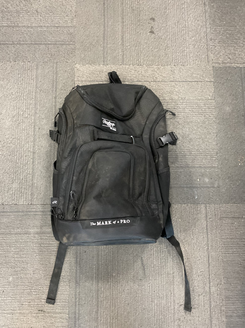 Vist Large View of Product Image Which is Used Rawlings THE MARK OF A PRO BB/SB Player Backpack Black