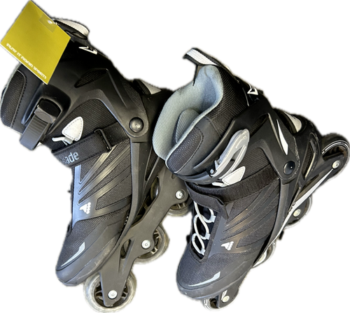 Vist Large View of Product Image Which is Used Rollerblade ZETRABLADE Senior Rec Fitness Skates Black Senior 10