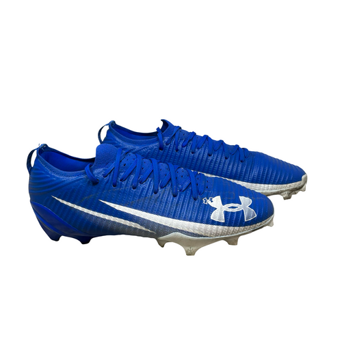 Vist Large View of Product Image Which is Used Under Armour INTELLIKNIT Adult FB Cleats Royal Blue Senior 12.5