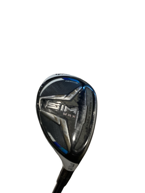 Vist Large View of Product Image Which is Used Taylormade SIM MAX Mens Hybrid Club RH 3 Hybrid