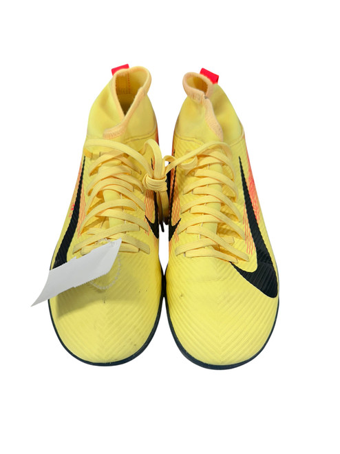 Vist Large View of Product Image Which is Used Nike Soccer Indoor Shoes Yellow Junior 04