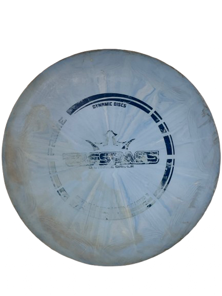 Vist Large View of Product Image Which is Used Dynamic Discs PRIME BURST TRESPASS Disc Golf Driver Carolina Blue