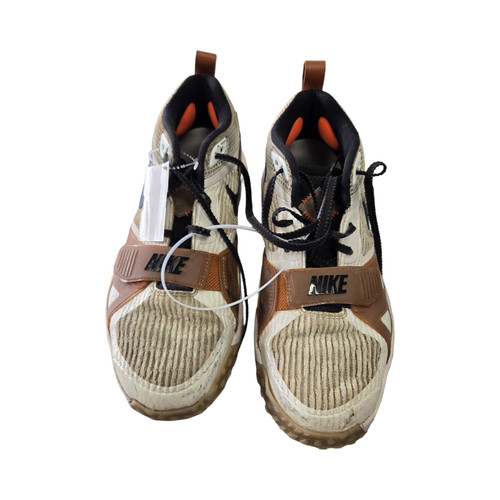 Vist Large View of Product Image Which is Used Nike TURF SHOES SIZE 10 BB/SB Cleats White Senior 10
