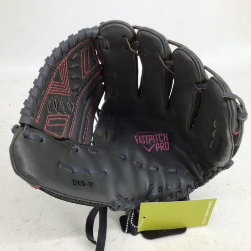 Vist Large View of Product Image Which is Used Franklin FASTPITCH PRO 12 IN RHT FP GLOVE RH Throw Fastpitch Gloves Grey 12"