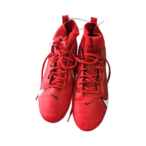 Vist Large View of Product Image Which is Used Nike VAPOR FOOTBALL CLEATS SIZE 9.5 SR Adult FB Cleats Red Senior 9.5
