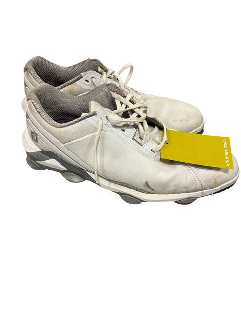 Vist Large View of Product Image Which is Used Foot Joy Mens Golf Shoes White Senior 12
