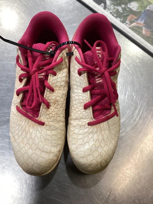 Vist Large View of Product Image Which is Used Under Armour BASEBALL CLEATS PINK BB/SB Cleats Pink Junior 05