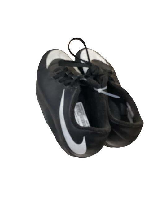Vist Large View of Product Image Which is Used Nike Soccer Cleats Black And White Youth 13.0