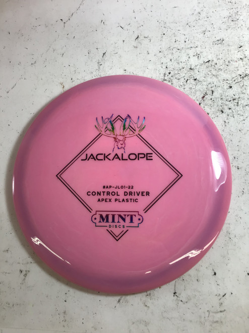 Vist Large View of Product Image Which is Used Mint APEX JACKALOPE Disc Golf Driver Pink 176g