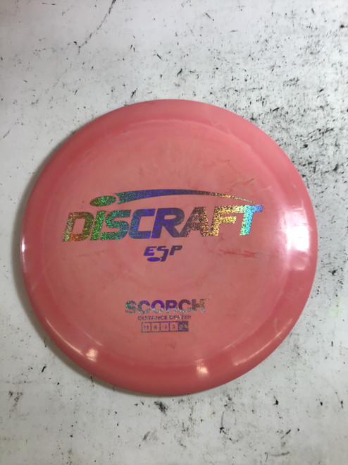 Vist Large View of Product Image Which is Used Discraft ESP SCORCH Disc Golf Driver Pink 175g
