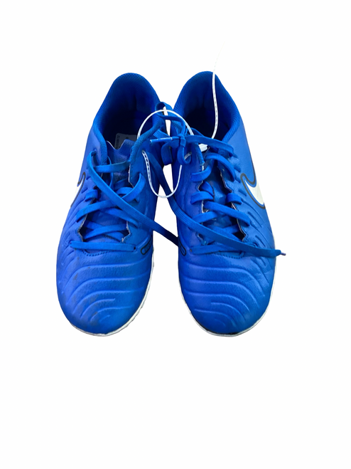 Vist Large View of Product Image Which is Used Nike Soccer Indoor Shoes Royal Blue Junior 04.5