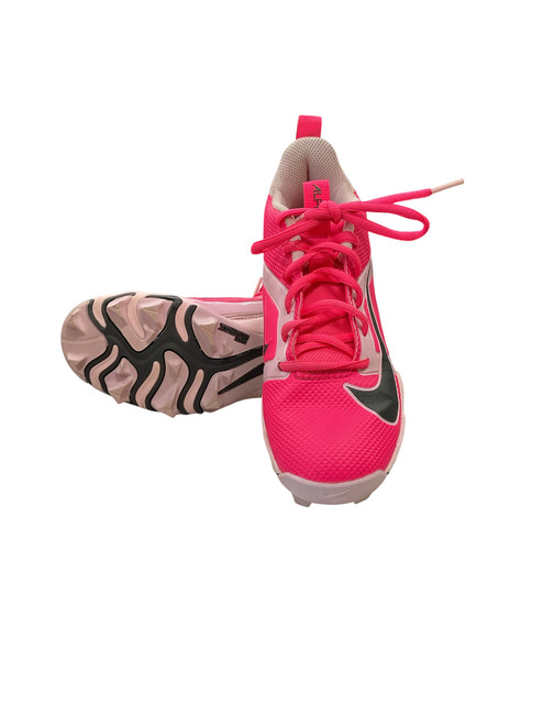 Vist Large View of Product Image Which is Used Nike ALPHA BB/SB Cleats Pink Junior 03