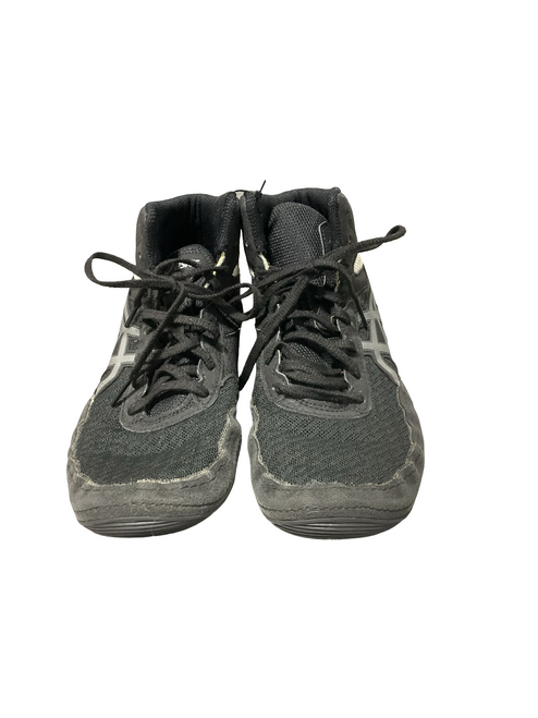 Vist Large View of Product Image Which is Used Asics Wrestling Shoes Black Senior 7.5