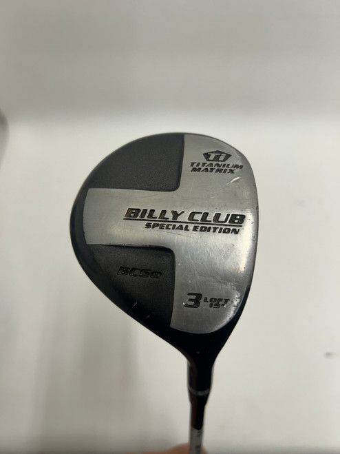 Vist Large View of Product Image Which is Used BILLY CLUB SPECIAL EDITION Mens Fairway Wood RH 3 Wood