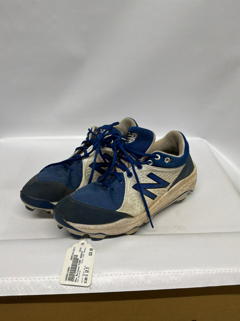 Vist Large View of Product Image Which is Used New Balance FOAM 3000V5 BB/SB Cleats Royal Blue Senior 10.5