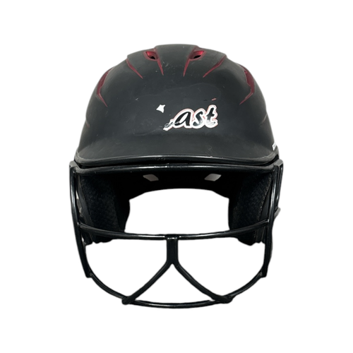 Vist Large View of Product Image Which is Used BoomBah DEFCON Batting Helmet w/Mask Red S/M
