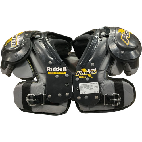 Vist Large View of Product Image Which is Used Riddell POWER SURGE FB Shoulder Pads Black SM