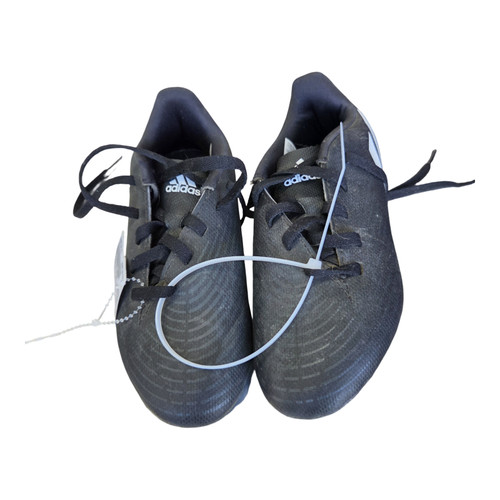 Vist Large View of Product Image Which is Used Adidas PREDATOR YOUTH CLEATS Soccer Cleats Black Youth 13.0