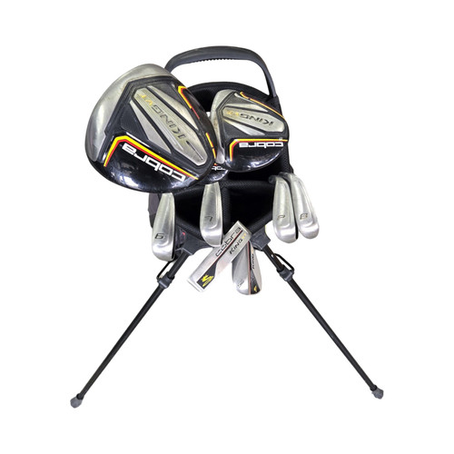 Vist Large View of Product Image Which is Used Cobra KING VT -NO 9 IRON- -DRIVER DENT- Teen Package Set RH Black 9 Piece