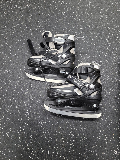 Vist Large View of Product Image Which is Used Lake Placid SUMMIT Youth Hockey Skate Adjustable