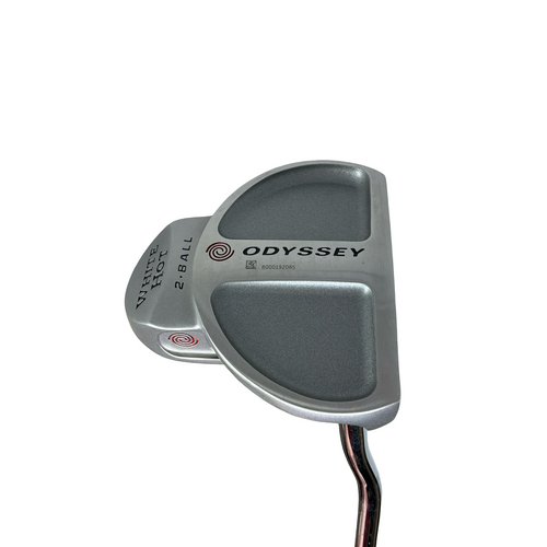 Vist Large View of Product Image Which is Used Odyssey WHITE HOT 2 BALL Mens Putter RH 35”