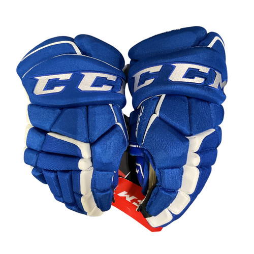 Vist Large View of Product Image Which is Used CCM BLUE TACKS 9080 Senior Gloves Royal Blue 12"