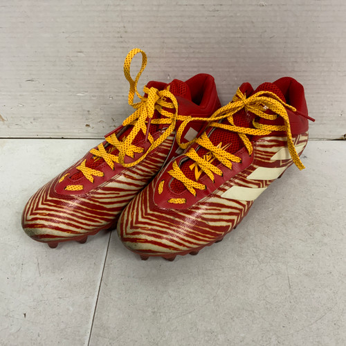 Vist Large View of Product Image Which is Used Adidas Adult FB Cleats Red Senior 10
