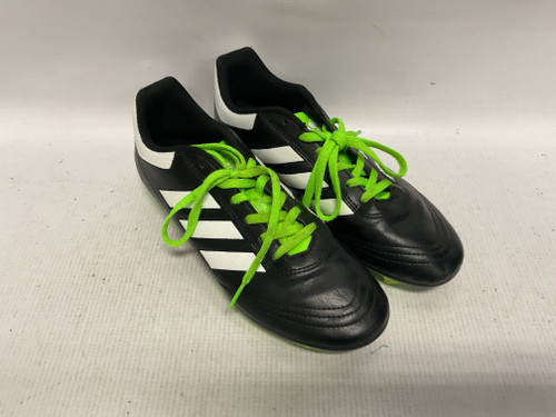 Vist Large View of Product Image Which is Used Adidas Soccer Cleats Black Junior 05.5