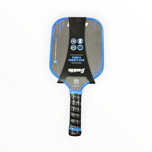 Vist Large View of Product Image Which is Used Franklin PREMIER RAW CARBON Pickleball Racquet Black