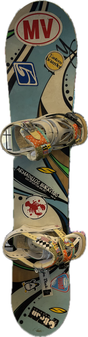 Vist Large View of Product Image Which is Used Roxy BLUE Womens Board/Bindings Royal Blue 142 cm