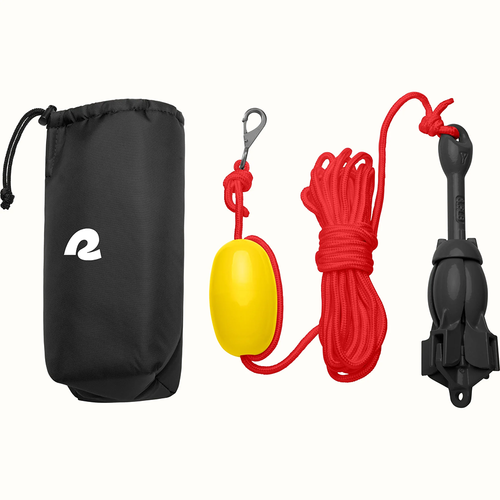 Vist Large View of Product Image Which is New Retrospec Mainstay 3.5lb Folding Grapnel Anchor Kit- Black
