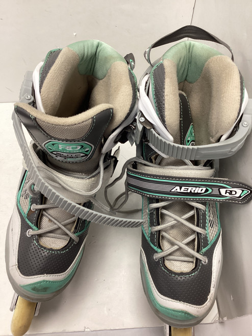 Vist Large View of Product Image Which is Used RollerDerby ELITE Q60 Senior Rec Fitness Skates Grey Senior 6