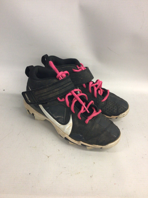 Vist Large View of Product Image Which is Used Nike FORCE TROUT BB/SB Cleats Black Adjustable