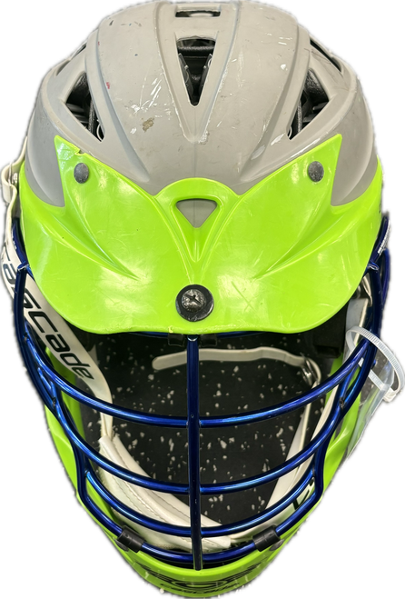 Vist Large View of Product Image Which is Used Cascade CPX-R Lacrosse Helmet Grey LG