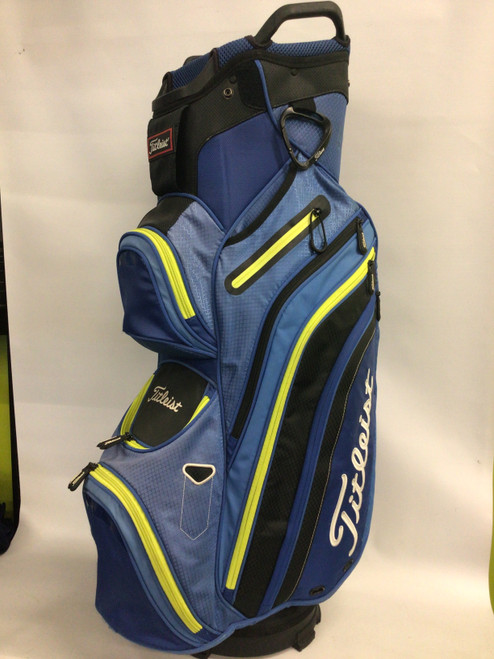 Vist Large View of Product Image Which is Used Titleist DELUXE CART BAG 14WAY Mens Cart Bag Royal Blue