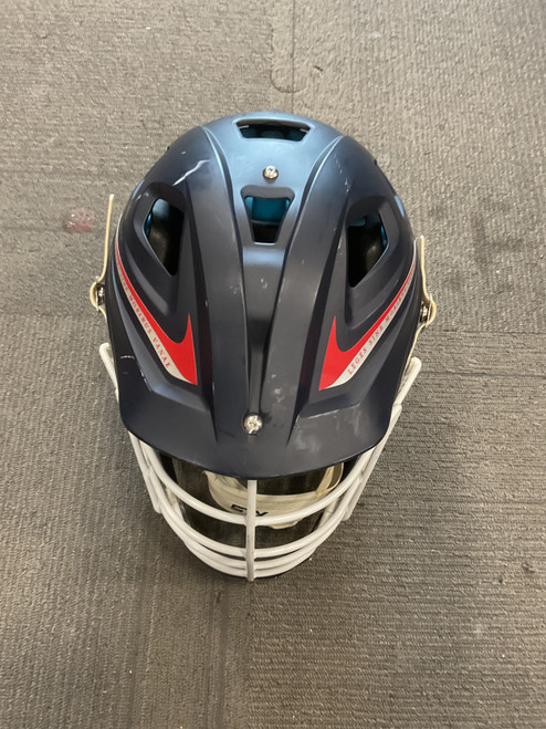Vist Large View of Product Image Which is Used STX STALLION 600 Lacrosse Helmet Navy Blue LG