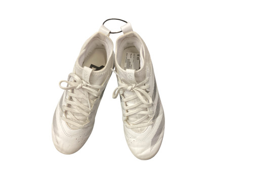 Vist Large View of Product Image Which is Used Adidas ADIZERO BB/SB Cleats White Junior 05