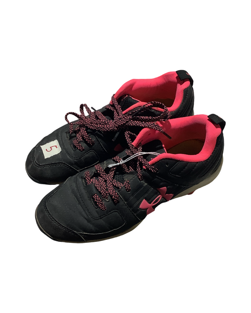 Vist Large View of Product Image Which is Used Under Armour CLEATS BB/SB Cleats Black Senior 5