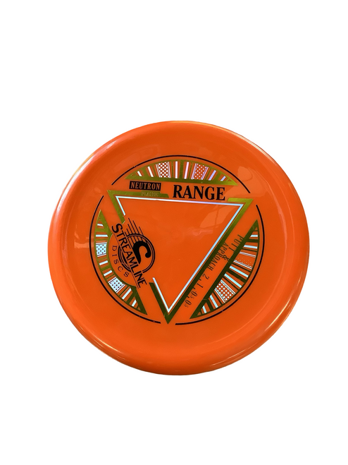 Vist Large View of Product Image Which is Used Streamline NEUTRON RANGE Disc Golf Putter Orange
