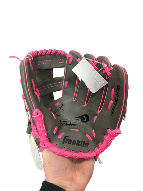 Vist Large View of Product Image Which is Used Franklin RTP BB/SB Glove T-ball Pink 9 1/2"