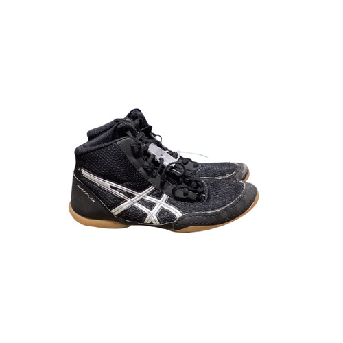 Vist Large View of Product Image Which is Used Asics MATFLEX Wrestling Shoes Black Junior 04.5