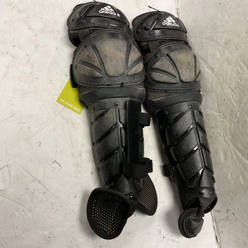 Vist Large View of Product Image Which is Used Adidas Catchers Leg Guards Black Junior