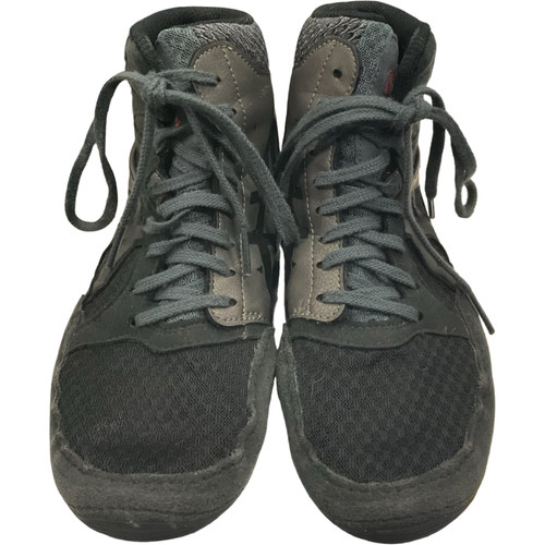 Vist Large View of Product Image Which is Used Asics Wrestling Shoes Black Junior 04
