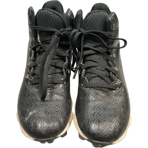 Vist Large View of Product Image Which is Used Under Armour Jr FB Cleats Black Junior 02