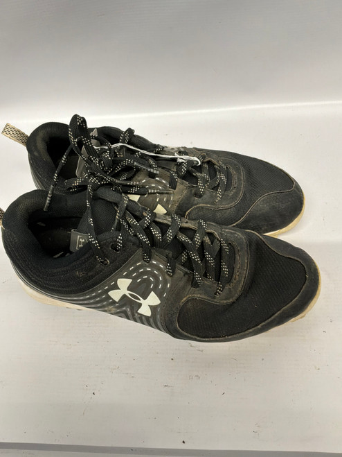 Vist Large View of Product Image Which is Used Under Armour LEAD OFF BB/SB Cleats Black Junior 04.5