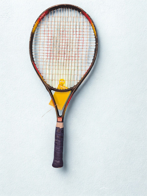 Vist Large View of Product Image Which is Used Wilson PRO STAFFJR110 Junior Tennis Racquet Black 25"